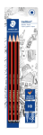 STAEDTLER TRADITION PENCIL B/CARD OF 3 HB 110-HBBK3D