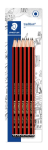 STAEDTLER TRADITION PENCIL B/CARD OF 10 HB 110HBBK10D