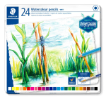 STAEDTLER WATERCOLOUR PENCIL TIN 24 ASS COLOURS 14610C M24