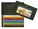 FABER CASTELL POLYCHROMOS 12 TIN ARTISTS PENCILS FC110012