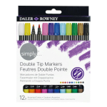 DR SIMPLY DUAL TIP MARKER 12PC SET D644400012