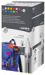 LYRA GRADUATE MARKERS 2mm 12 ASSORTED 6821120
