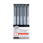 R&L FINELINER GRAPHIC MARKERS ILLUSTRATION 5PC MARK-2501