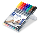 STAEDTLER LUMOCOLOR S PERMANENT WALLET 8PCS 313 WP8