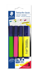 STAEDTLER TEXTSURFER HIGHLIGHTER B/CARD 3+1 FREE