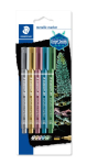 STAEDTLER METALLIC MARKER BLISTERCARD 5PCS 8323-S BK5