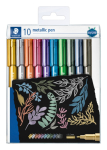STAEDTLER METALLIC PEN WALLET 10 PACK 8323 TB10