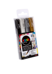PC-1M MONO TONES 4PACK POSCA BULLET TIP EX FINE 15354489