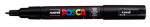 PC-1M BLACK POSCA BULLET TIP EX FINE 017897000