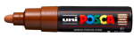 PC-7M BROWN 4902778228371 POSCA LARGE BULLET TIP