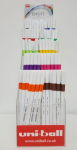 UNI EMOTT E-CASE 200 PENS OF ASSORTED COLOURS 021554