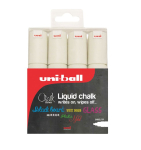PWE-8K UNI CHALK 4 PACK WHITE BROAD CHISEL 5012788046823