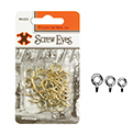 X-HOOKS BRASS SCREW EYES