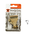 X-HOOKS SOLID BRASS PICTURE RAIL HOOKS
