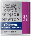 WN COTMAN WATERCOLOUR 1/2 PAN MAUVE 0301398