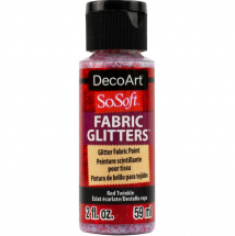 SOSOFT RED TWINKLE 59ml FABRIC ACRYLIC DSSFG07-30