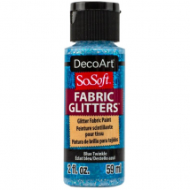 SOSOFT BLUE TWINKLE 59ml FABRIC ACRYLIC DSSFG13-30