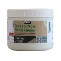 PEBEO BLACK GESSO STUDIO GREEN 475ML 818625