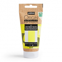 PEBEO ORIGIN ACRYLICS 60ml LEMON CAD YELLOW HUE 817001