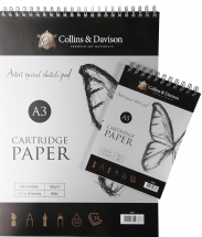 A4 ARTIST SPIRAL SKETCH PAD HEAD BOUND 50 SHEET