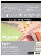 DR MURANO PASTEL PAD NEUTRAL COLOURS - 12inch X 9inch 438031209