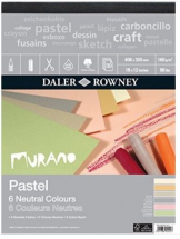 DR MURANO PASTEL PAD NEUTRAL COLOURS - 16inch X 12inch D438031612