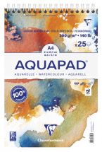 CLAIREFONTAINE GOLDLINE AQUA PAD SPIRAL A4 25SH 976103C