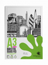 GECKO A3 BRISTOL BOARD SMOOTH SKETCH PAD 20 SH 250gsm GEC017