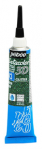 PEBEO SETACOLOR 3D GREEN GLITTER 20ml 557043