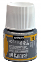 PEBEO PORCELAINE 150 45ml - SHIMMER SILVER 024110