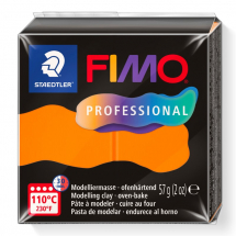 FIMO PROFESSIONAL ORANGE 57g BLOCK 8040-4