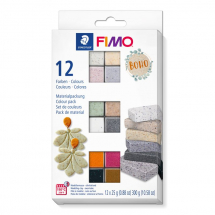 FIMO EFFECT BOTANICAL PACK 12 HALF BLOCKS - 8013 C12-5