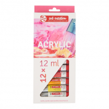 TALENS ART CREATION ACRYLIC COLOUR SET 12X12ML 9021712m