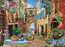R&L FRENCH VILLAGE LARGE PAINT BY NUMBERS PAL51