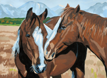 R&L MAKING FRIENDS LARGE PAINT BY NUMBERS PAL53