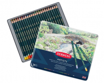 DERWENT ARTIST PENCILS TIN OF 24 32093