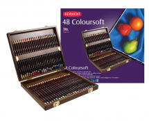 DERWENT COLOURSOFT PENCILS 48 WOODEN BOX 2301660