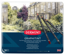 DERWENT GRAPHITINT PENCIL TIN OF 24 0700803
