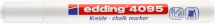 EDDING E-4095 CHALK MARKER WHITE 4-4095049