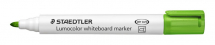 STAEDTLER LUMOCOLOR WHITEBOARD MARKER BULLET TIP LT GREEN