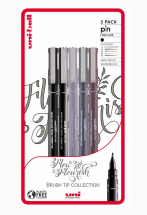 UNI PIN 5PC PLASTIC FREE PACK FLOW AND FLOURISH 238212797