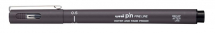 UNI PIN DARK GREY 0.5 FINE LINE 200(S) 4902778230800