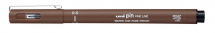 UNI PIN SEPIA 0.5 FINE LINE 200(S) 4902778230800