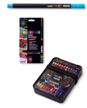 POSCA KPA-100 PASTELS WHITE 01 4902778238639