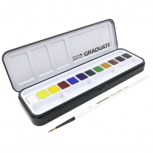 DR GRADUATE WATERCOLOUR 12 HALF PAN SET D135900012
