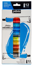 PEBEO WATERCOLOUR SET - 12x12ml 668900
