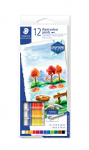 STAEDTLER WATERCOLOUR PAINTS 12PK 8880 C12