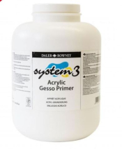 SYSTEM 3 ACRYLIC 2.25l GESSO MEDIUM/PRIMER 127025012