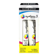 DR SYSTEM3 TITANIUM WHITE SET 2X150ml ACRYLIC D129100102