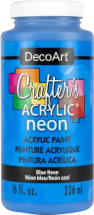 DECOART BLUE NEON 16oz/472ml THE LARGE SIZE 133-65